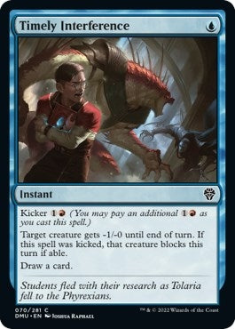Image for Timely Interference (70) [Dominaria United] - Magic: The Gathering