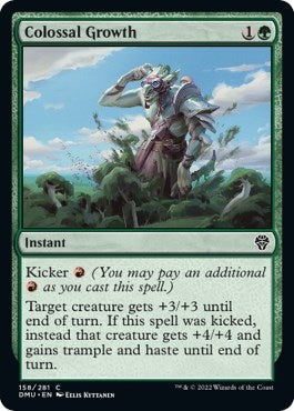 Image for Colossal Growth (158) [Dominaria United] - Magic: The Gathering