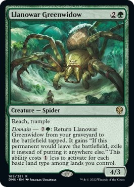Image for Llanowar Greenwidow (169) [Dominaria United] - Magic: The Gathering