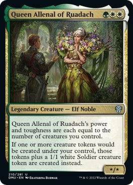 Image for Queen Allenal of Ruadach (210) [Dominaria United] - Magic: The Gathering