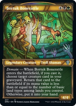 Image for Bortuk Bonerattle (Textured Foil) (337) [Dominaria United] - Magic: The Gathering