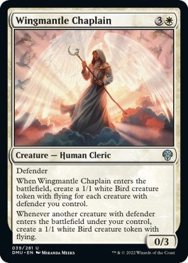 Image for Wingmantle Chaplain (39) [Dominaria United] - Magic: The Gathering