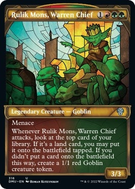 Image for Rulik Mons, Warren Chief (Showcase) (316) [Dominaria United] - Magic: The Gathering
