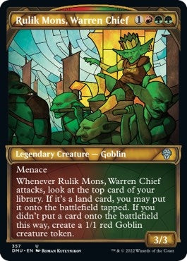 Image for Rulik Mons, Warren Chief (Textured Foil) (357) [Dominaria United] - Magic: The Gathering