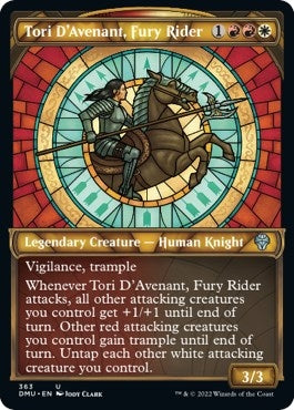 Image for Tori D'Avenant, Fury Rider (Textured Foil) (363) [Dominaria United] - Magic: The Gathering