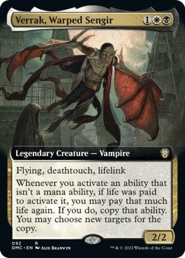 Image for Verrak, Warped Sengir (Extended Art) (92) [Dominaria United] - Magic: The Gathering