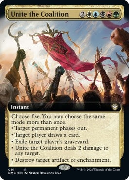 Image for Unite the Coalition (Extended Art) (91) [Dominaria United] - Magic: The Gathering