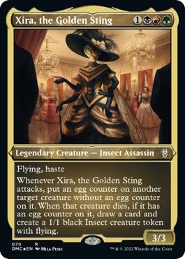 Image for Xira, the Golden Sting (Foil Etched) (70) [Dominaria United] - Magic: The Gathering
