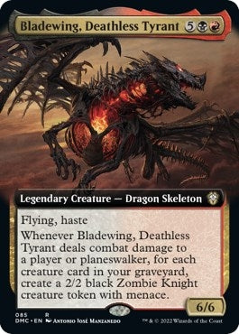Image for Bladewing, Deathless Tyrant (Extended Art) (85) [Dominaria United] - Magic: The Gathering
