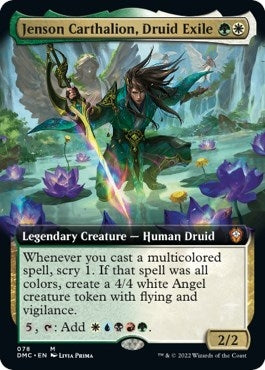 Image for Jenson Carthalion, Druid Exile (Extended Art) (78) [Dominaria United] - Magic: The Gathering