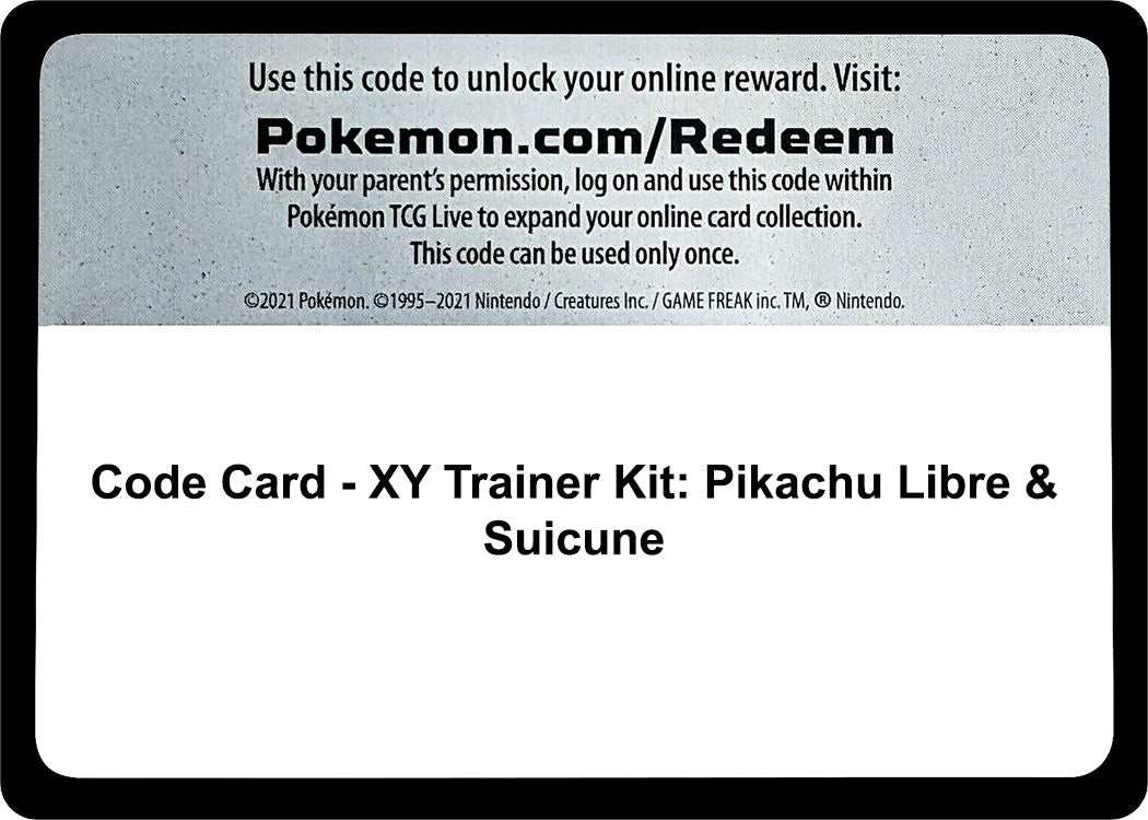 Code Card - XY Trainer Kit: Pikachu Libre & Suicune [XY Trainer Kit: Pikachu Libre & Suicune]