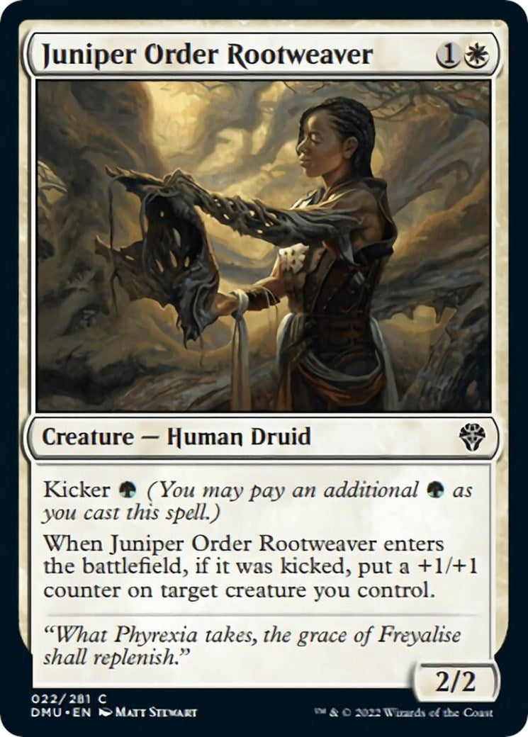 Image for Juniper Order Rootweaver (22) [Dominaria United] - Magic: The Gathering