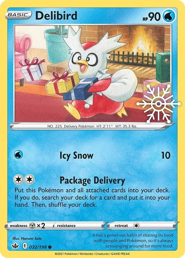Image for Delibird - 032/198 (Holiday Calendar) (032/198) [Miscellaneous Cards & Products] - Pokemon