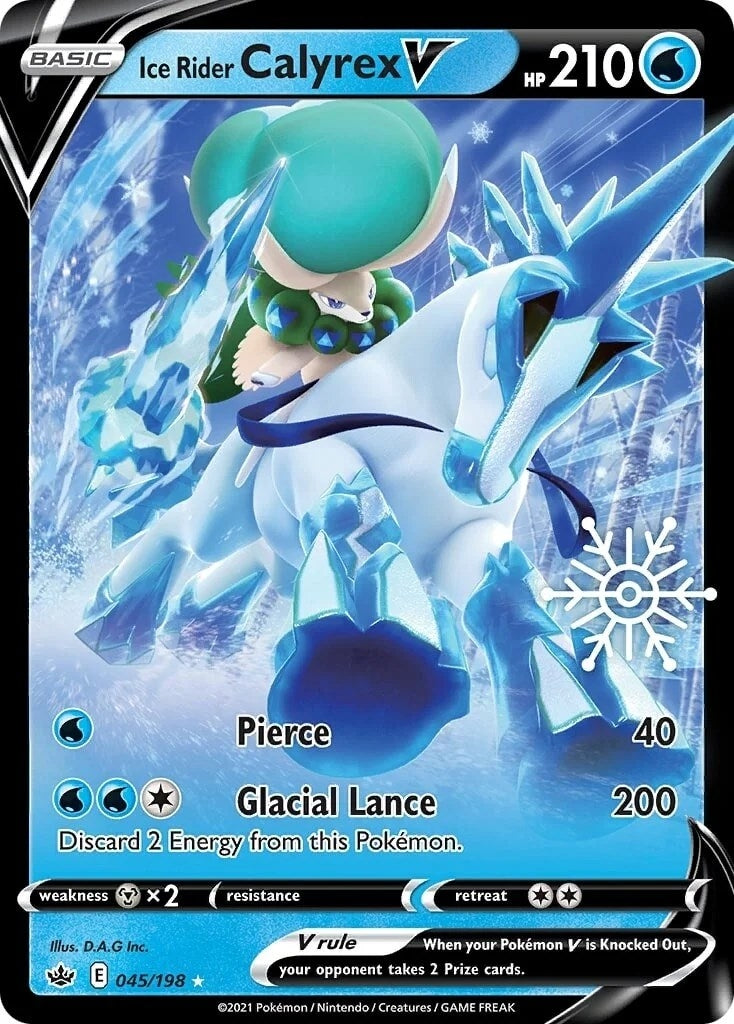 Image for Ice Rider Calyrex V - 045/198 (Holiday Calendar) (045/198) [Miscellaneous Cards & Products] - Pokemon
