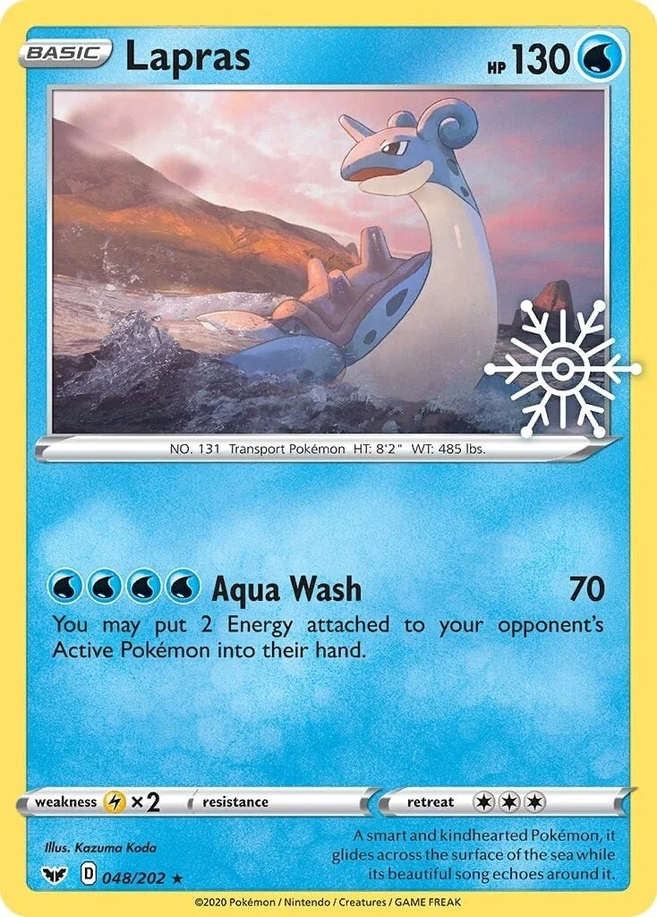 Image for Lapras - 048/202 (Holiday Calendar) (048/202) [Miscellaneous Cards & Products] - Pokemon