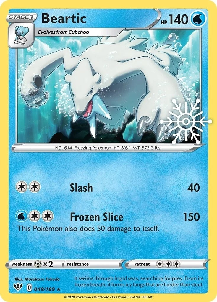 Image for Beartic - 049/189 (Holiday Calendar) (049/189) [Miscellaneous Cards & Products] - Pokemon
