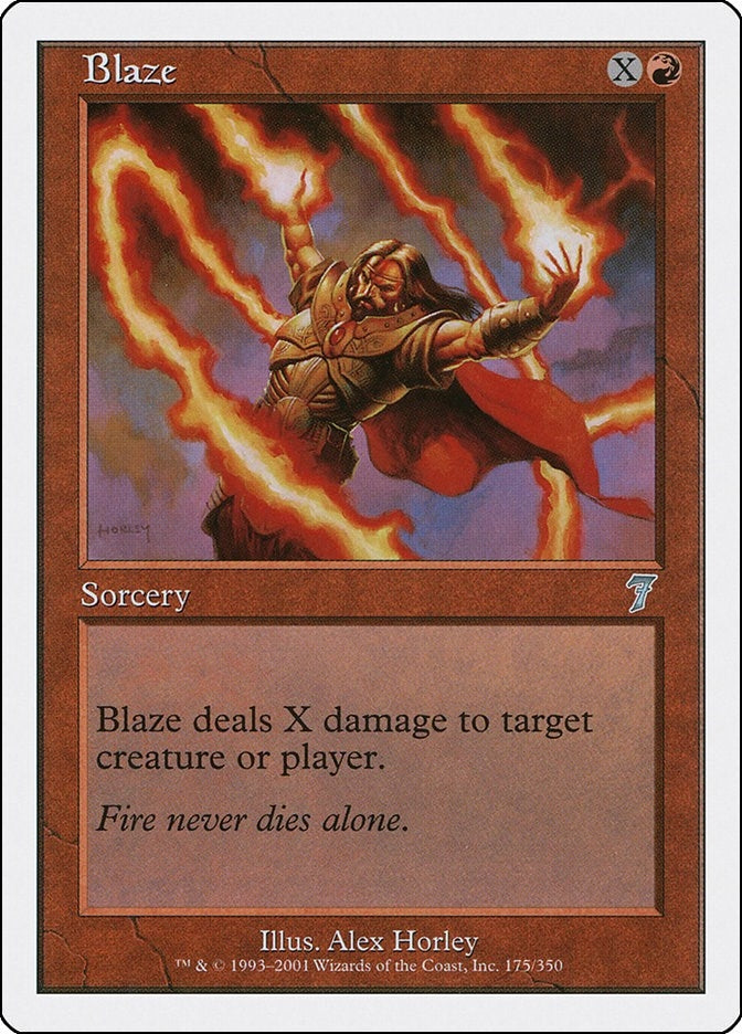 Image for Blaze (175) [7th Edition] - Magic: The Gathering