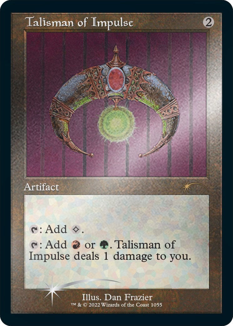 Image for Talisman of Impulse (Retro Frame) (Foil Etched) (1055) [Secret Lair Drop Series] - Magic: The Gathering