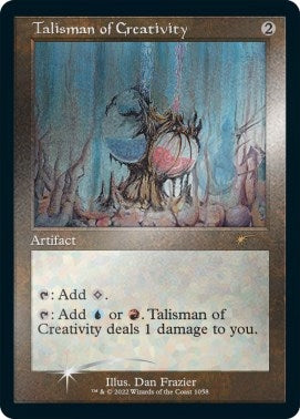 Image for Talisman of Creativity (Retro Frame) (Foil Etched) (1058) [Secret Lair Drop Series] - Magic: The Gathering
