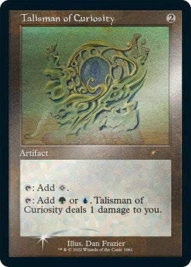 Image for Talisman of Curiosity (Retro Frame) (Foil Etched) (1061) [Secret Lair Drop Series] - Magic: The Gathering