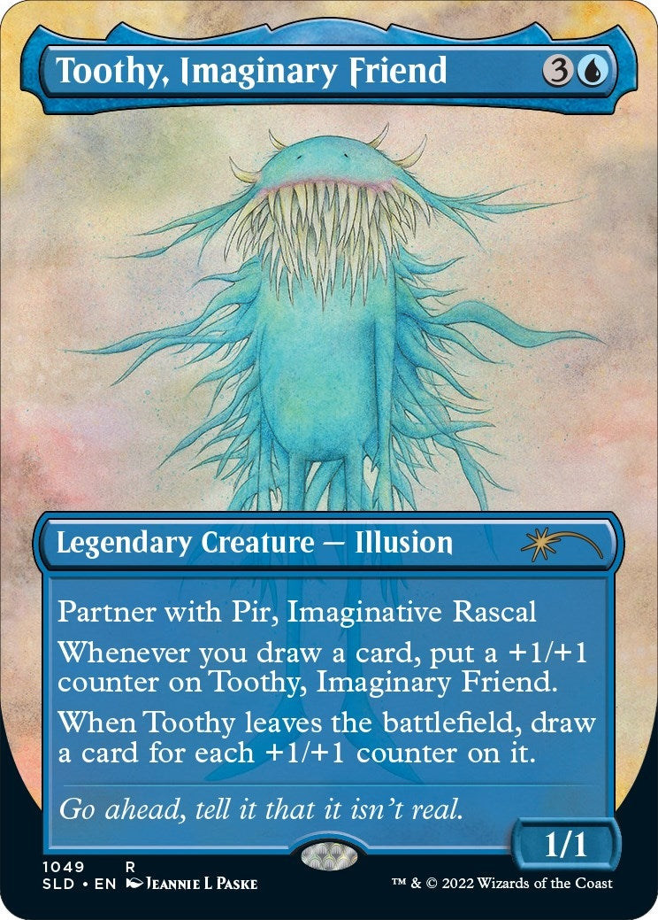Image for Toothy, Imaginary Friend (Borderless) (1049) [Secret Lair Drop Series] - Magic: The Gathering