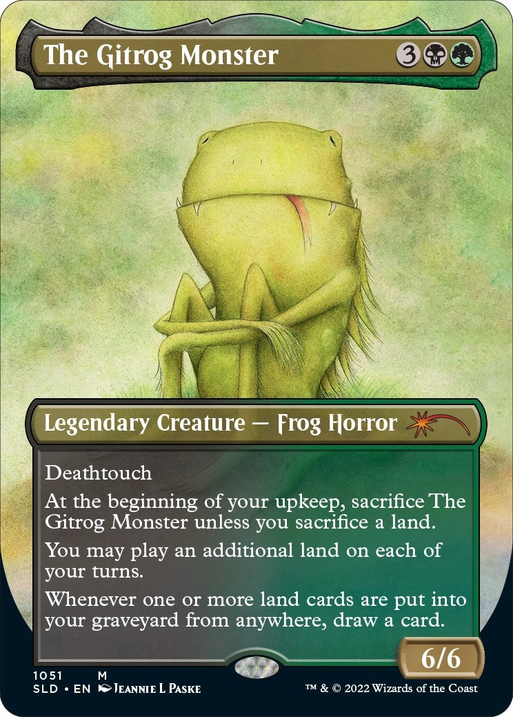 Image for The Gitrog Monster (Borderless) (1051) [Secret Lair Drop Series] - Magic: The Gathering