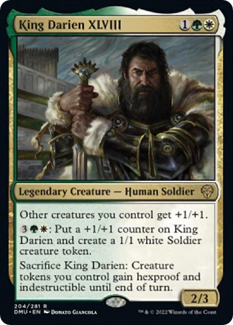 Image for King Darien XLVIII (204) [Dominaria United] - Magic: The Gathering