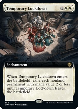 Image for Temporary Lockdown (Extended Art) (389) [Dominaria United] - Magic: The Gathering
