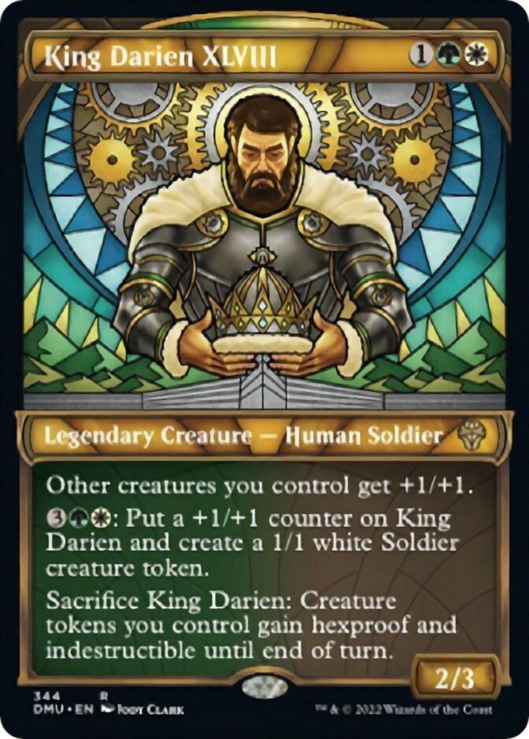 Image for King Darien XLVIII (Textured Foil) (344) [Dominaria United] - Magic: The Gathering
