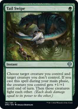 Image for Tail Swipe (182) [Dominaria United] - Magic: The Gathering