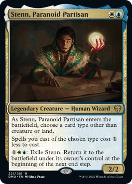 Image for Stenn, Paranoid Partisan (221) [Dominaria United] - Magic: The Gathering