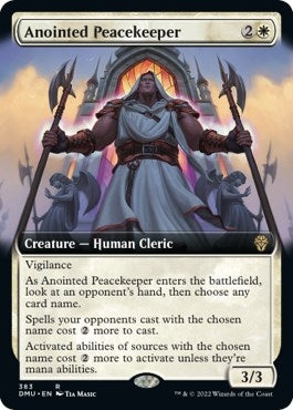 Image for Anointed Peacekeeper (Extended Art) (383) [Dominaria United] - Magic: The Gathering