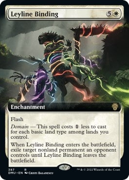 Image for Leyline Binding (Extended Art) (387) [Dominaria United] - Magic: The Gathering