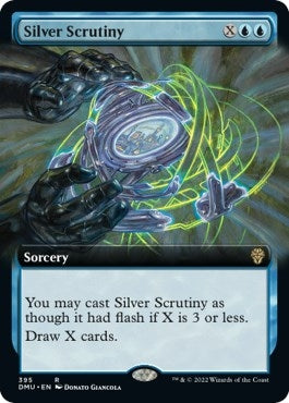 Image for Silver Scrutiny (Extended Art) (395) [Dominaria United] - Magic: The Gathering