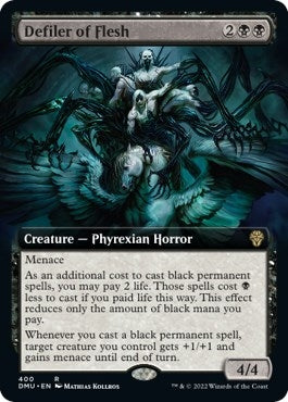 Image for Defiler of Flesh (Extended Art) (400) [Dominaria United] - Magic: The Gathering