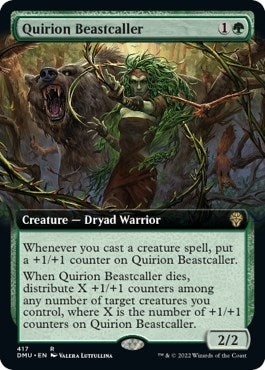Image for Quirion Beastcaller (Extended Art) (417) [Dominaria United] - Magic: The Gathering