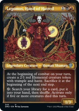 Image for Lagomos, Hand of Hatred (Textured Foil) (345) [Dominaria United] - Magic: The Gathering