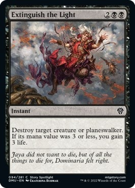 Image for Extinguish the Light (94) [Dominaria United] - Magic: The Gathering