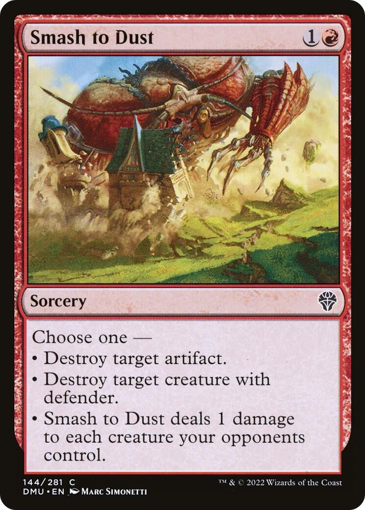 Image for Smash to Dust (144) [Dominaria United] - Magic: The Gathering