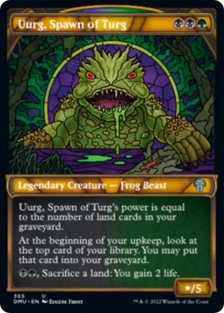 Image for Uurg, Spawn of Turg (Textured Foil) (365) [Dominaria United] - Magic: The Gathering