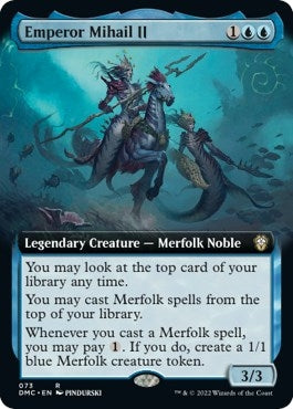 Image for Emperor Mihail II (Extended Art) (73) [Dominaria United] - Magic: The Gathering