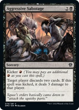 Image for Aggressive Sabotage (78) [Dominaria United] - Magic: The Gathering