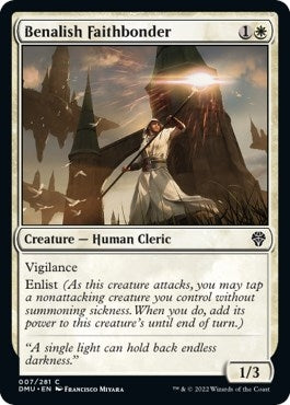 Image for Benalish Faithbonder (7) [Dominaria United] - Magic: The Gathering
