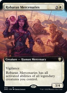 Image for Robaran Mercenaries (Extended Art) (72) [Dominaria United] - Magic: The Gathering