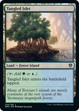 Image for Tangled Islet (258) [Dominaria United] - Magic: The Gathering
