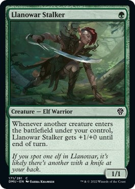 Image for Llanowar Stalker (171) [Dominaria United] - Magic: The Gathering