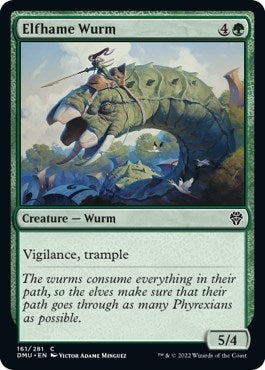 Elfhame Wurm (161) [Dominaria United]