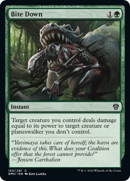Image for Bite Down (155) [Dominaria United] - Magic: The Gathering