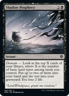 Image for Shadow Prophecy (105) [Dominaria United] - Magic: The Gathering
