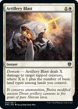 Artillery Blast (6) [Dominaria United]